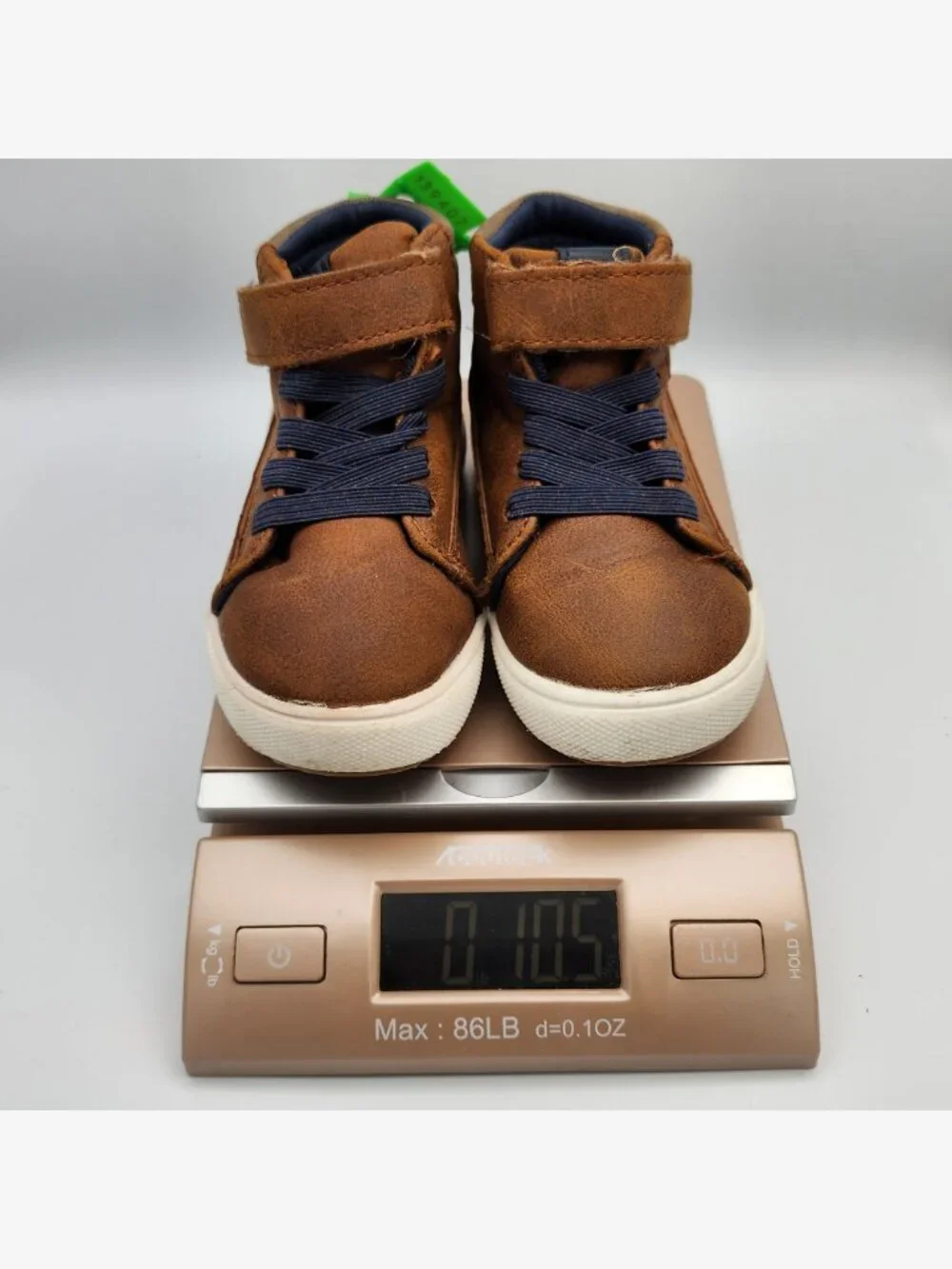 Brown Strap High-Top Lace-Up Boots | Kid's 7